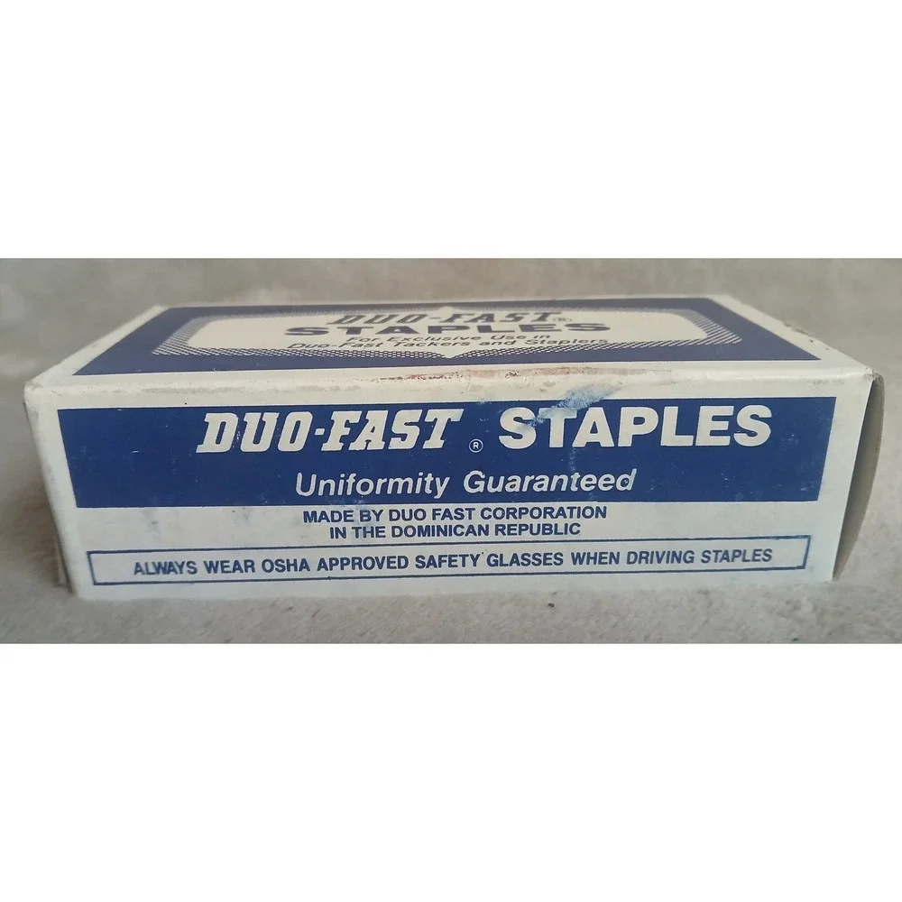 Duo-Fast 6412-CR 3/8 Inch‎ Galvanized Staples 5000 Count Heavy Duty Fasteners